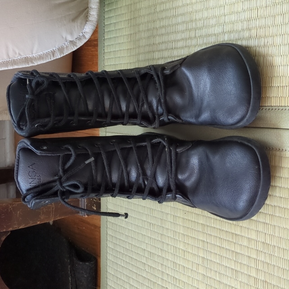 Ahinsa jaya black boot size 42 men and women